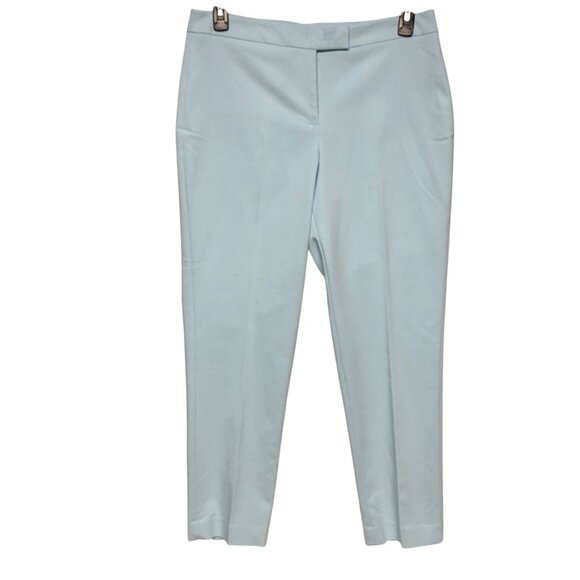 Anne‎ Klein Womens Slim Fit Light Blue Ankle Pants Size 8 NWT - Picture 1 of 8